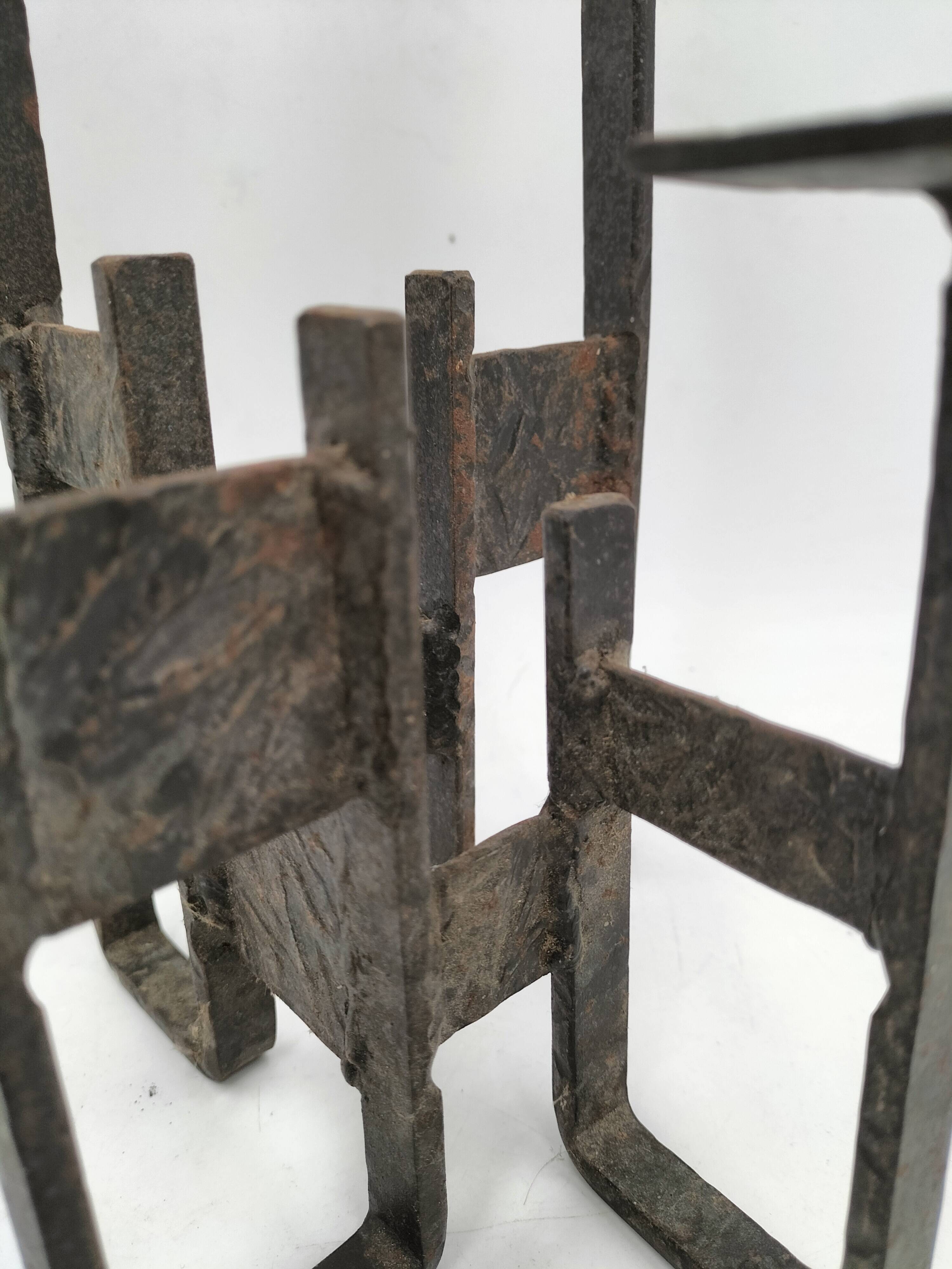 Brutalist candle holder