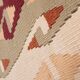 Vintage Turkish kilim, handwoven, 122x225 cm.
