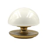 Mushroom mod. VP gold table lamp, Vittorio Balli e Romeo Ballardini, Sirrah, 1970s
