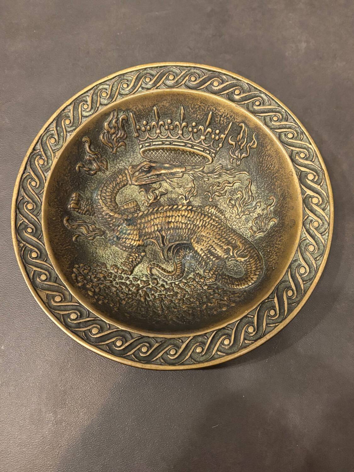 Bronze bowl Max le Verrier