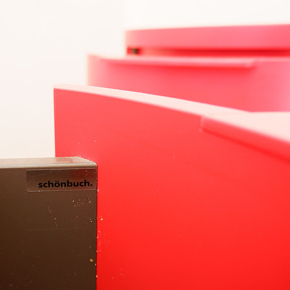 Cylindrical drawer furniture set conga - thomas althaus for schönbuch