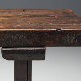 Robust Travail Populaire Farm Table, France, 19th Century
