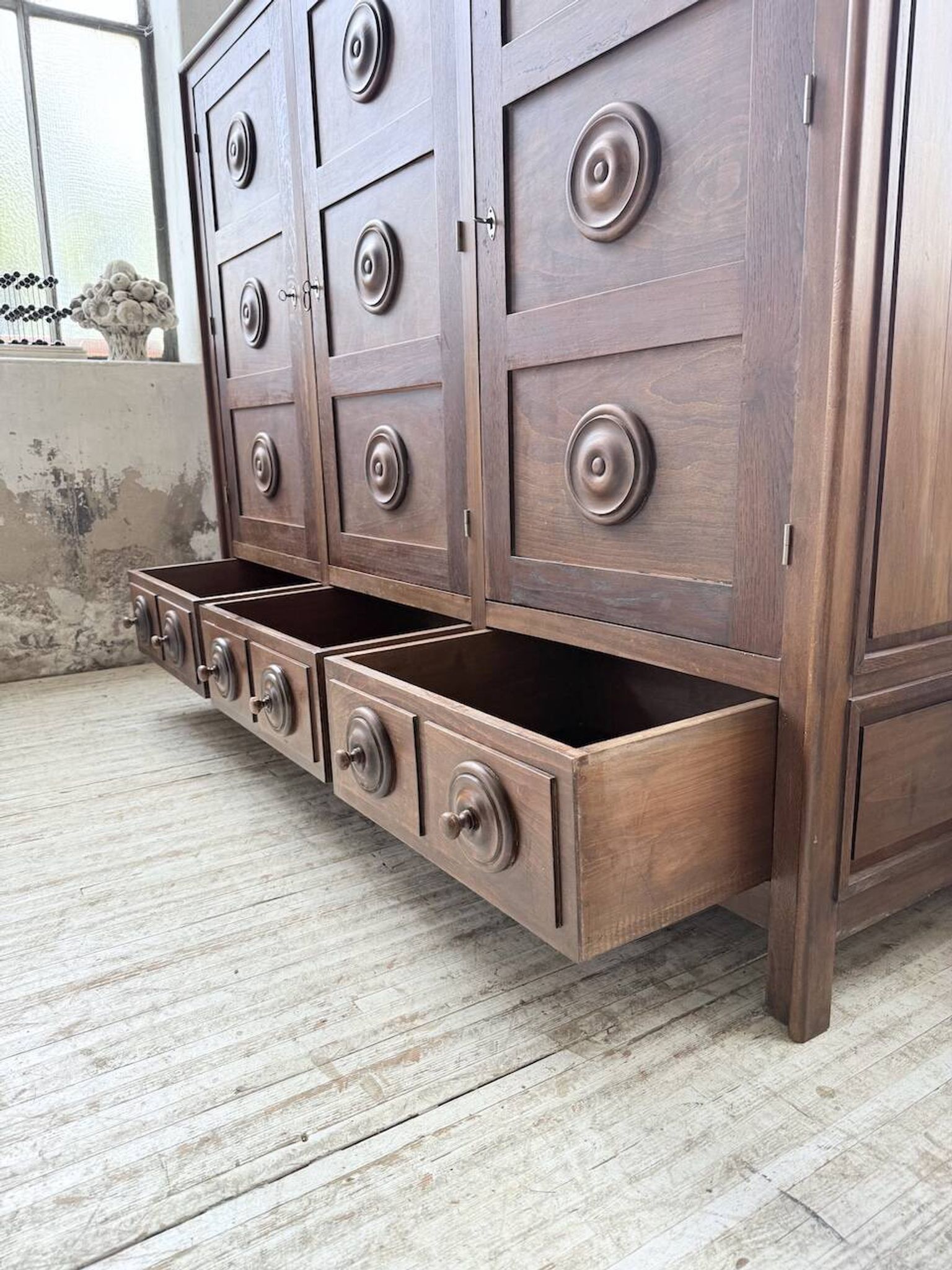 Oak wardrobe "Basque" Dudouyt
