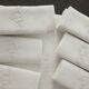 Set of 10 monogram embroidered towels CM and tablecloth