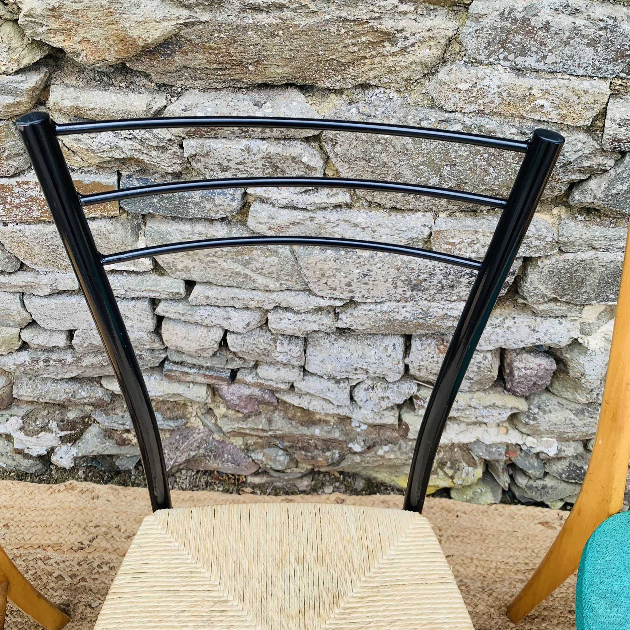 Set of 4 mismatched chairs