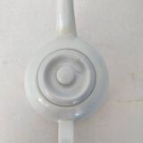 Small white porcelain teapot