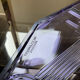 Art Deco crystal tray from Val Saint Lambert