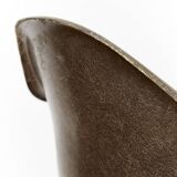 Seal Brown DAX fiberglass chair by Charles & Ray Eames for Herman Miller