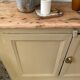 Beige two-door sideboard