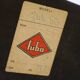 Vintage Fubo coffee table – curved wood & smoked glass – 1970s