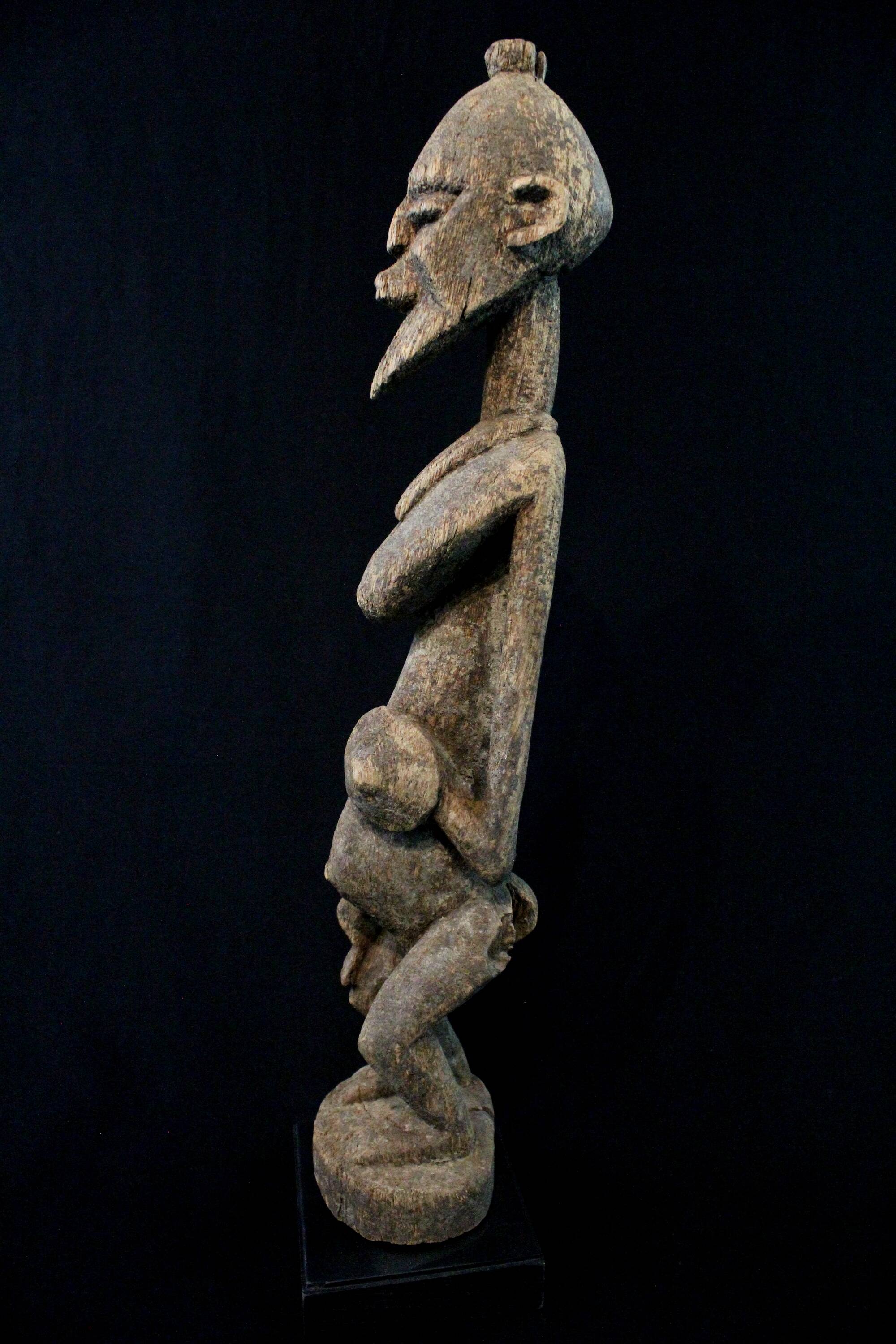 Dogon wooden statue on Base - Mali - 53 cms