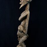 Statue en bois Dogon sur Socle - Mali - 53 cms