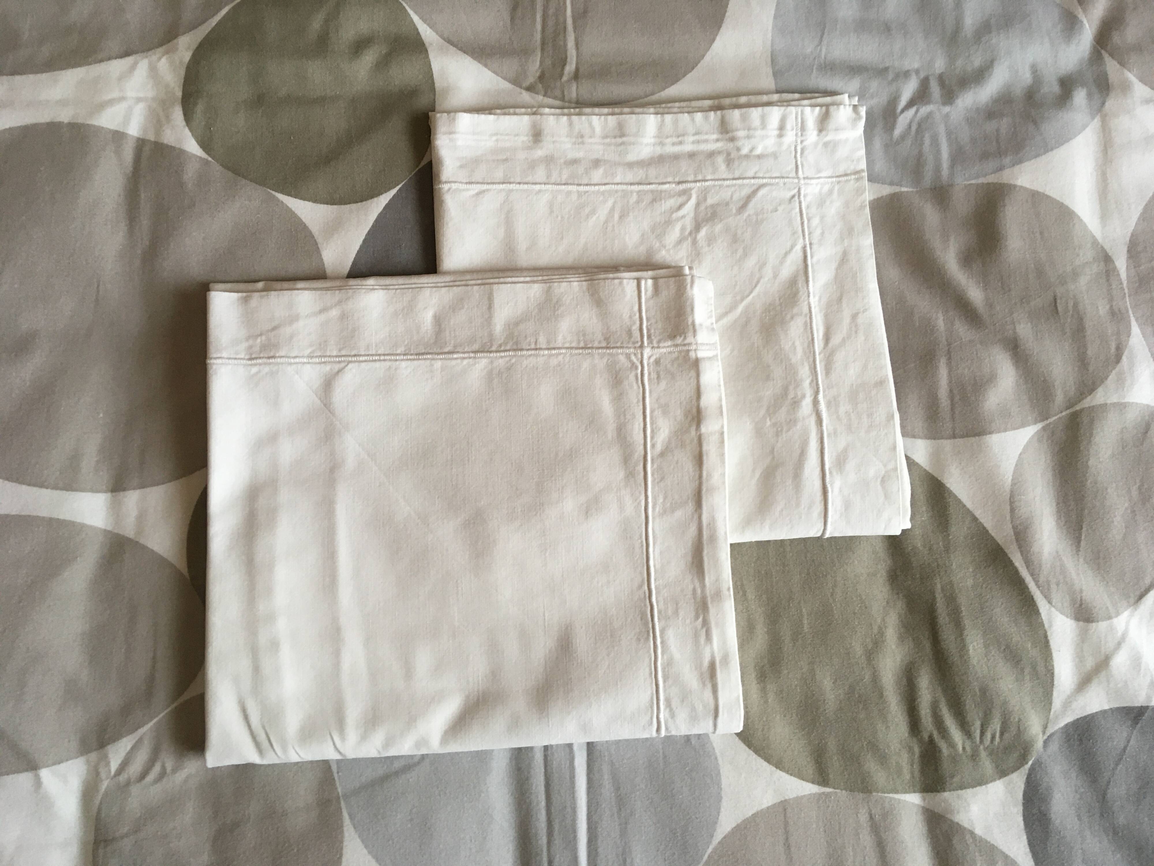 Pair of trousseau pillowcases
