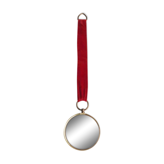 Miroir bombé oeil de sorcière années 60 15cm