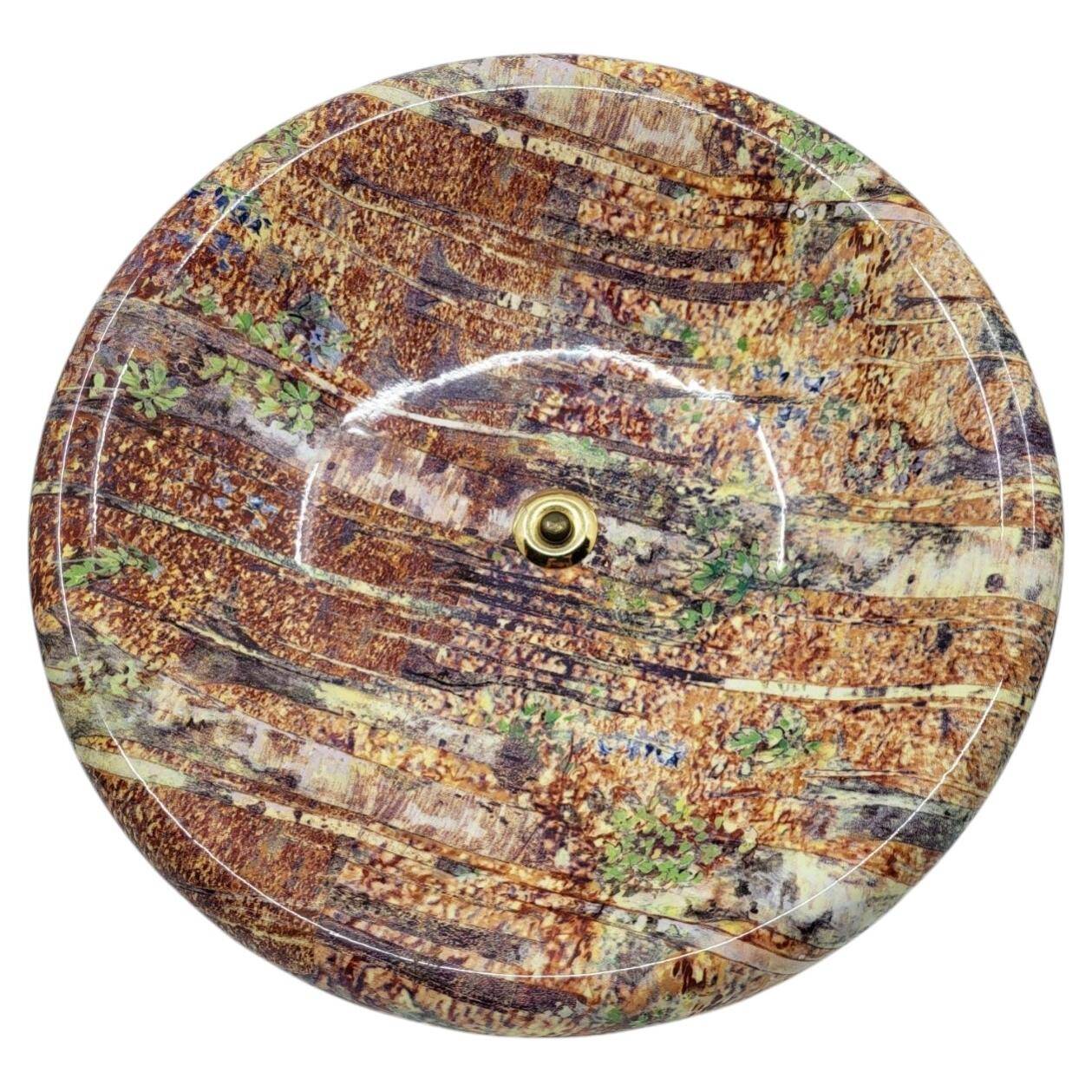 Large empty pocket bowl by Maison Lancel in Mid Century Modern ceramic.