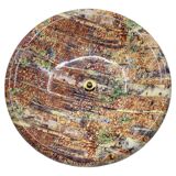 Large empty pocket bowl by Maison Lancel in Mid Century Modern ceramic.