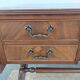 English desk and lyre chair, leather, extensions.