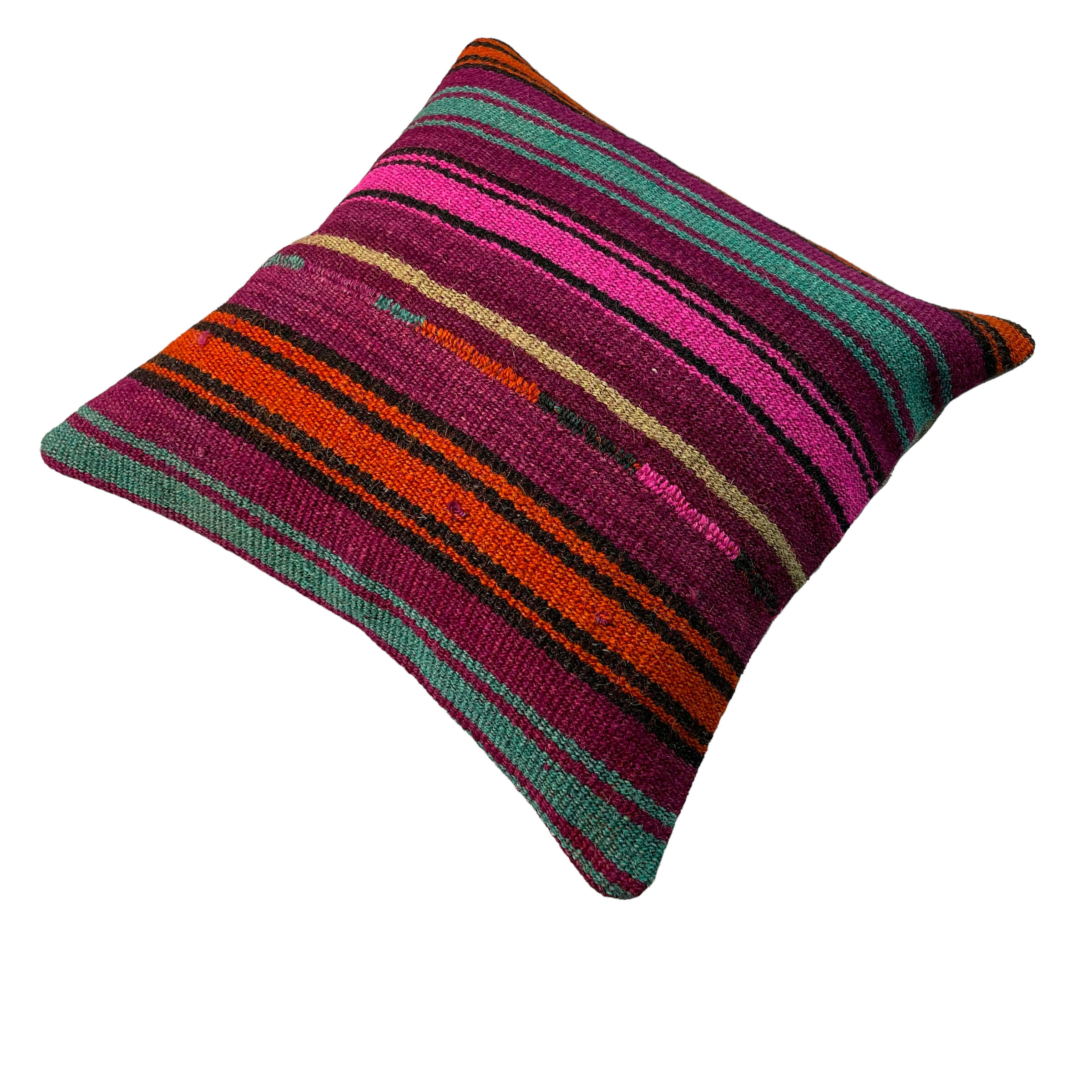 Vintage turkish kilim cushion cover 40 x 40 cm