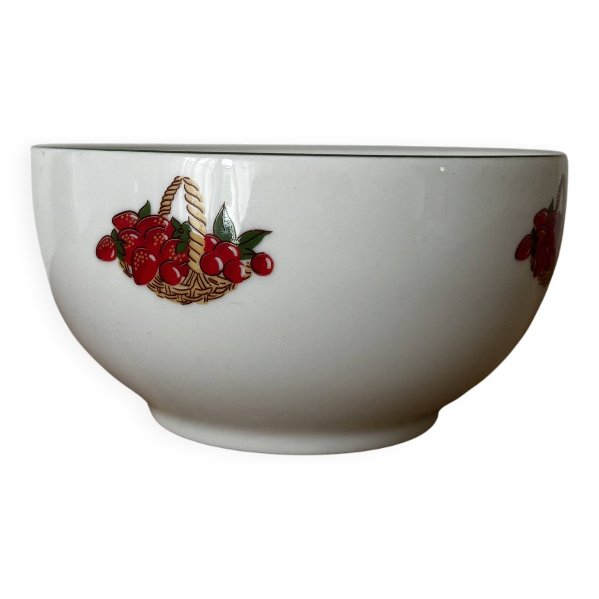Porcelain bowl Guy Degrenne strawberries