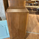 Asymmetrical walnut furniture