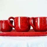Cups and breakfast tray for 2