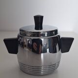 Petit pot sucrier en métal