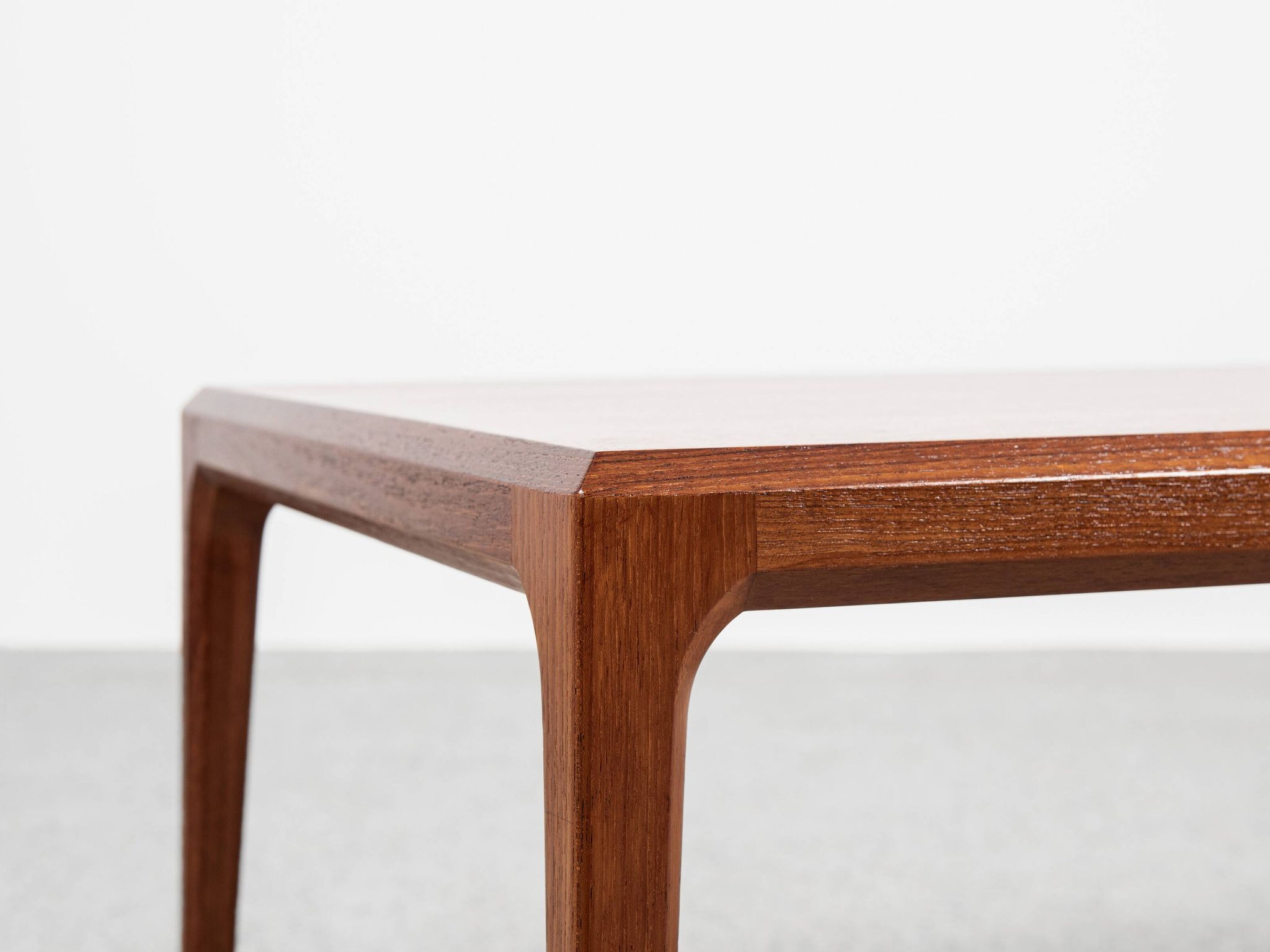 Midcentury Danish coffee table in teak by Johannes Andersen for Silkeborg 1960s