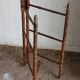 Antique folding towel rail