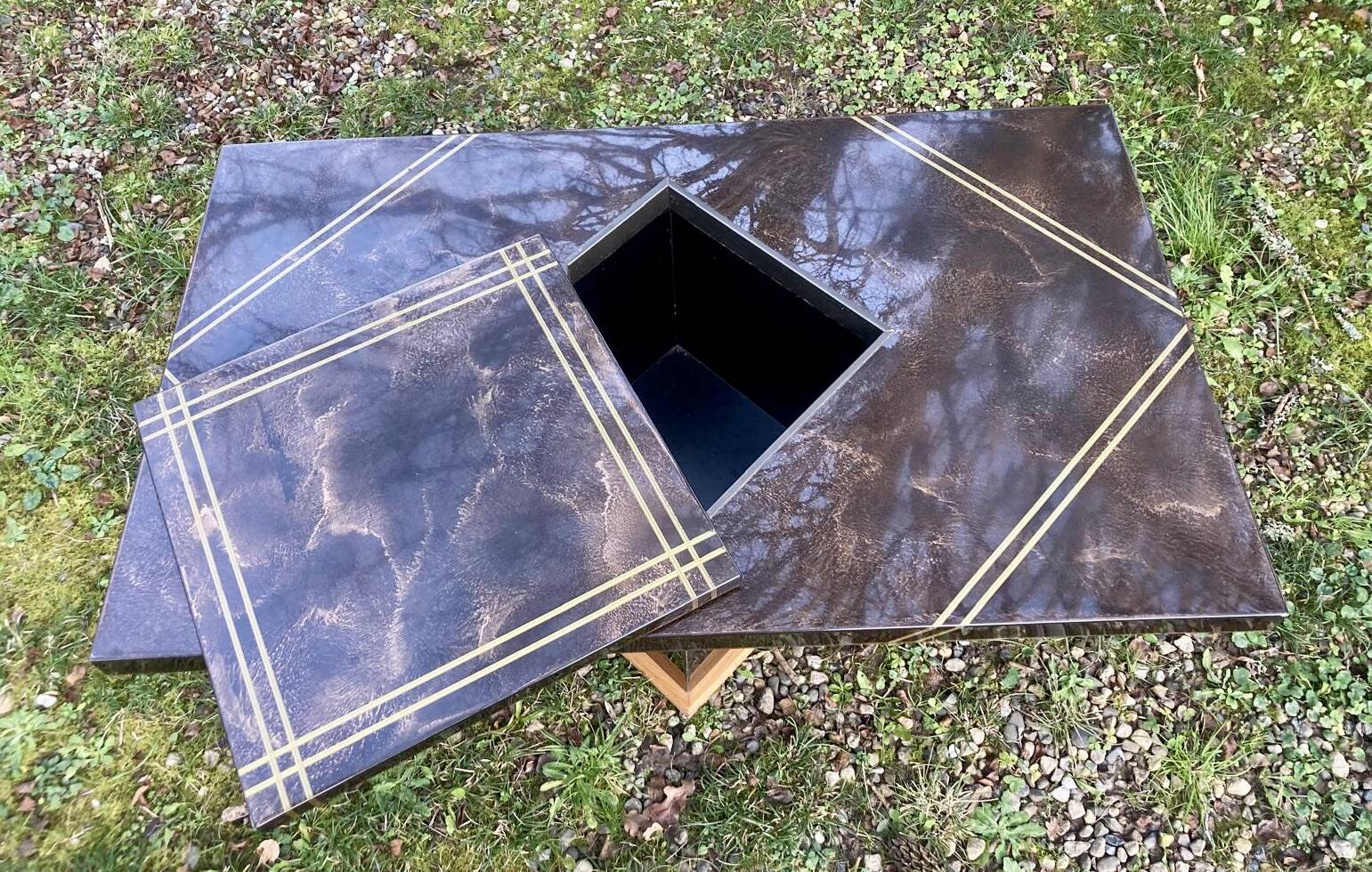 1970s bar coffee table