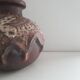 Textured ceramic lamp base