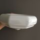 Lot de 3 appliques en faience blanche