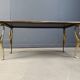 Vintage brass swan coffee table, 1970s