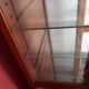 Cherry wood display cabinet with 6 adjustable glass shelves – Drimmer brand