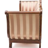 Recamier silk loveseat, 1920