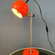 Mid-century orange eyeball space age desk lamp
