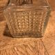 Carafe chiseled glass