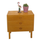 Commode en placage avec poignées rondes de Suède