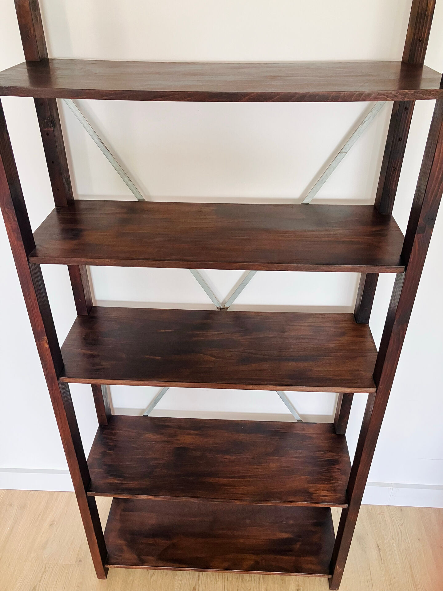 Solid wood library