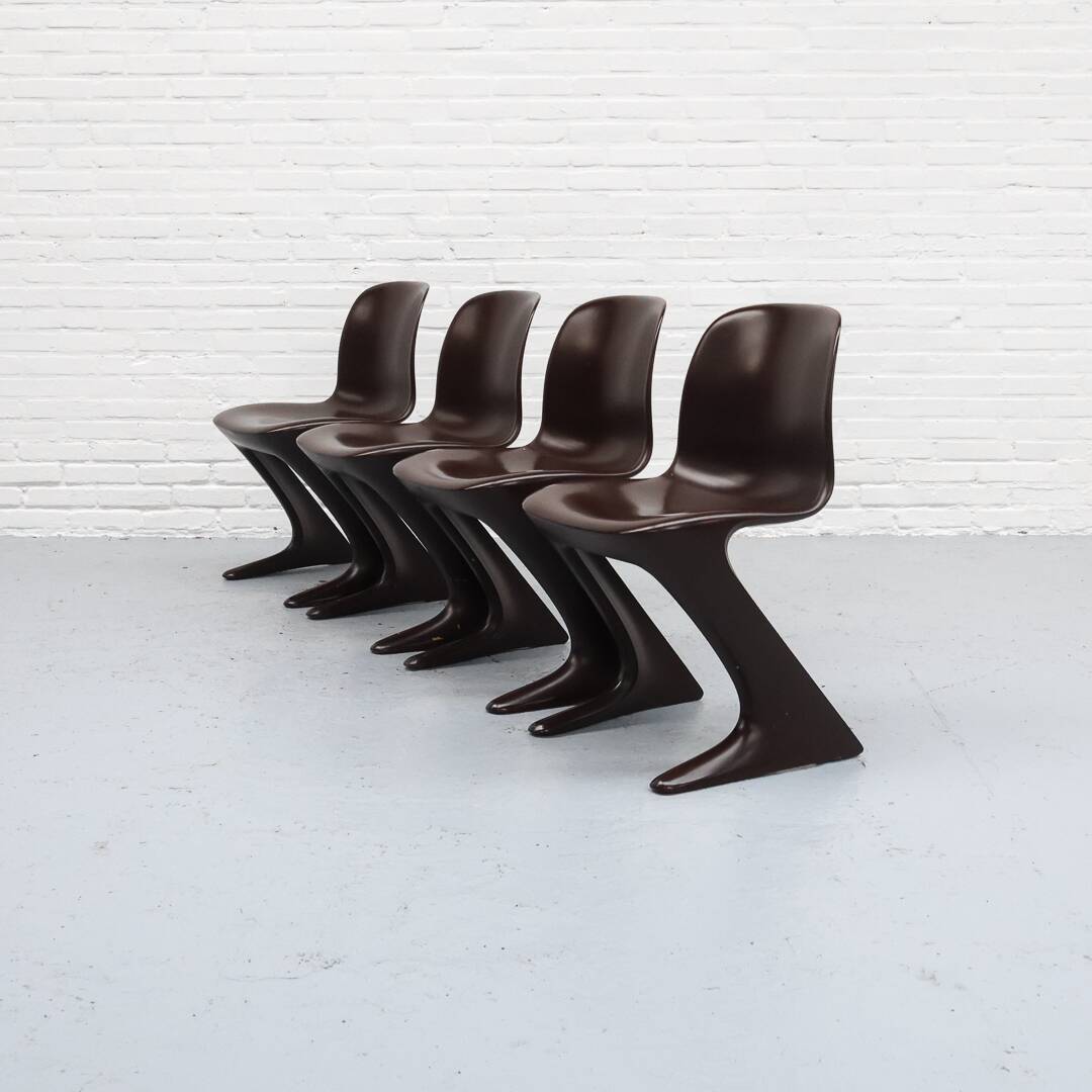 Lot de 4 chaises Z par Ernst Moeckl pour Horn Collection années 1970