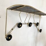 Mid century wall coat rack