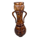 Important carved wooden jar
