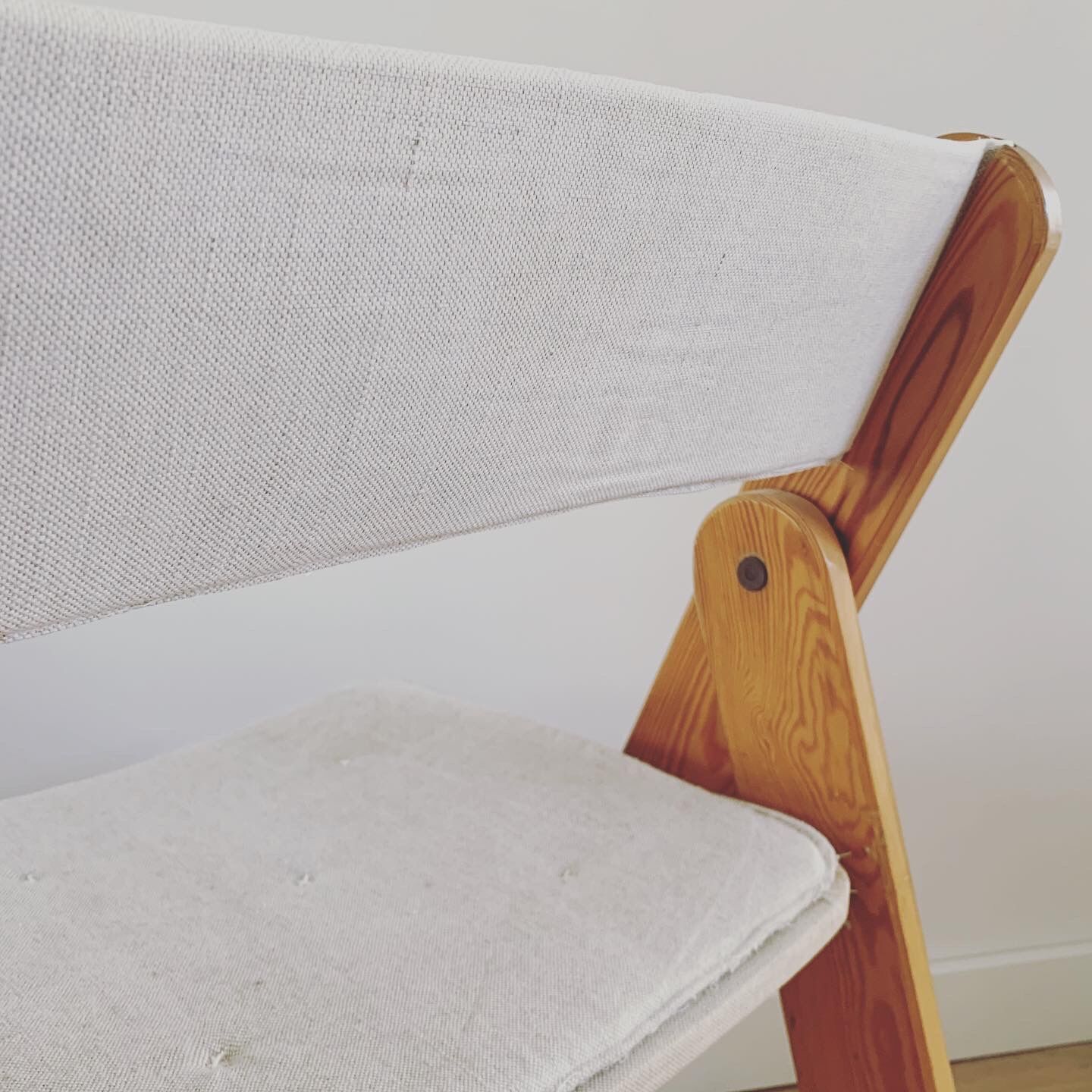 IKEA KON-TIKI folding chairs, set of 2. Designed by Gillis Lundgren, 1975.