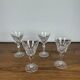 Set of 4 Villeroy & Boch crystal glasses, 20th century.