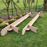 Pair of vintage benches 3m