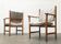 Ensemble de fauteuils en chêne danois du milieu du siècle par Kurt Østervig