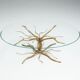 Salvino Marsura tree shaped brutalist coffee table Italy 1970