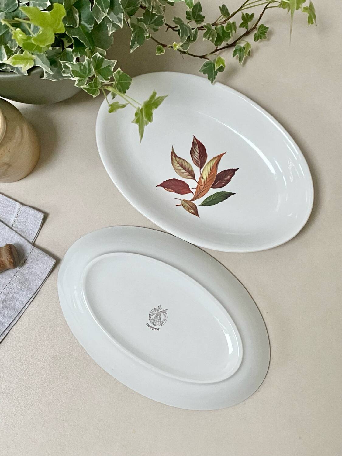 Pair of serving dishes