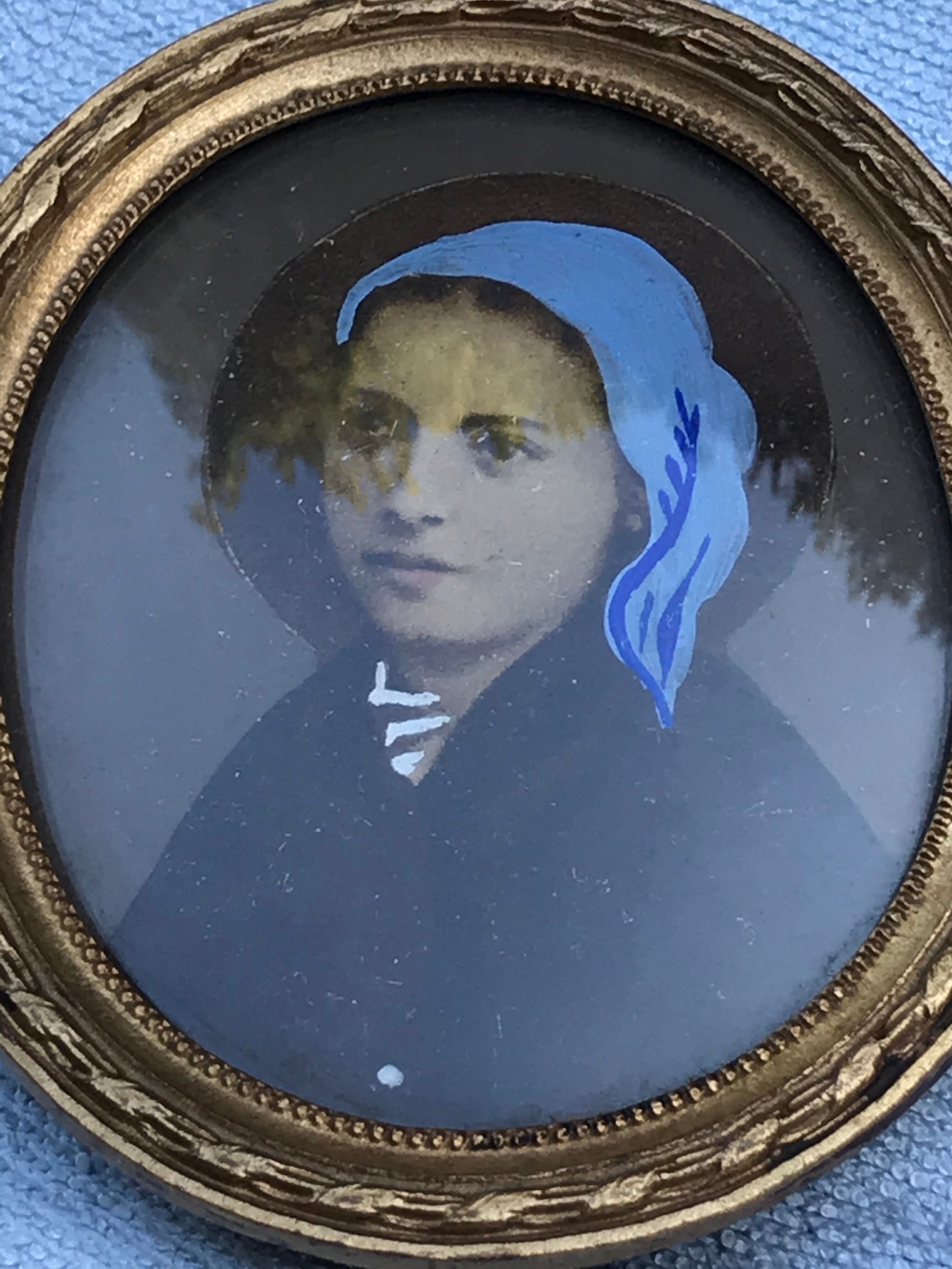 Miniature portrait of woman