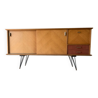 Wood and formica sideboard