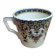 Antique ironstone cup from Sarreguemines with polychrome decoration.